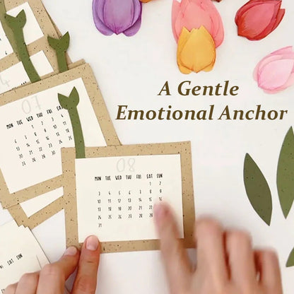 🌸2026 Tulip Emotional Support Calendar