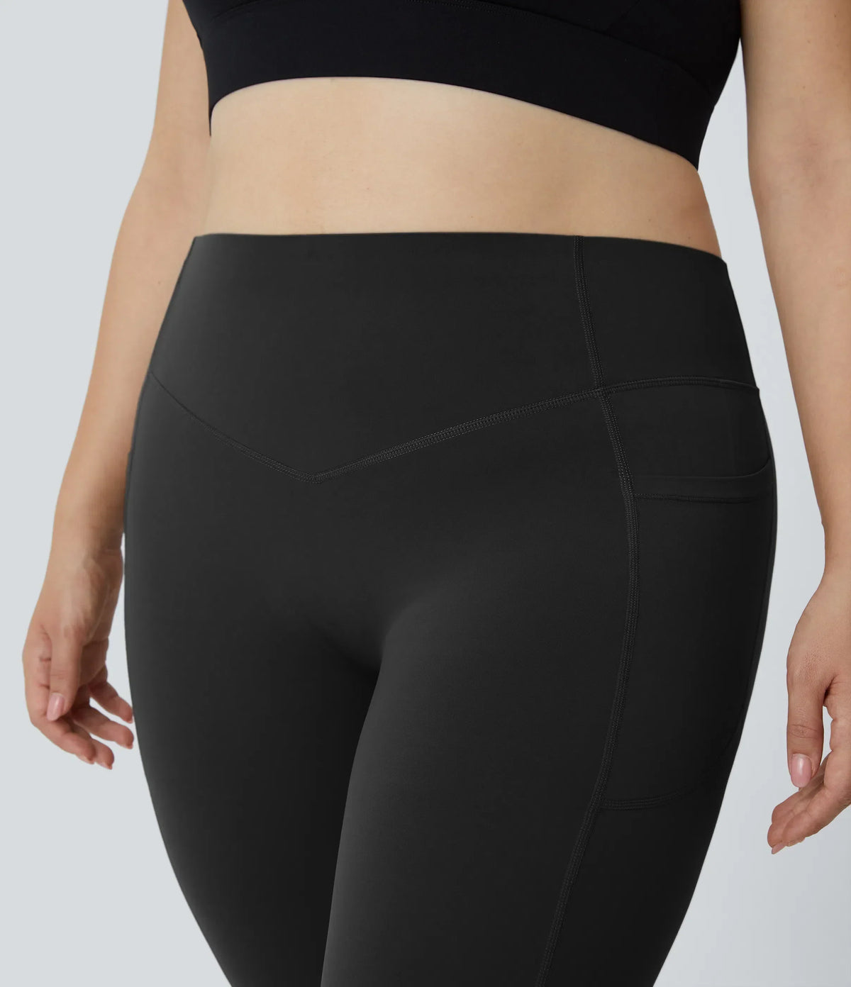 High Waisted Tummy Control Shaping Training Leggings Plus size