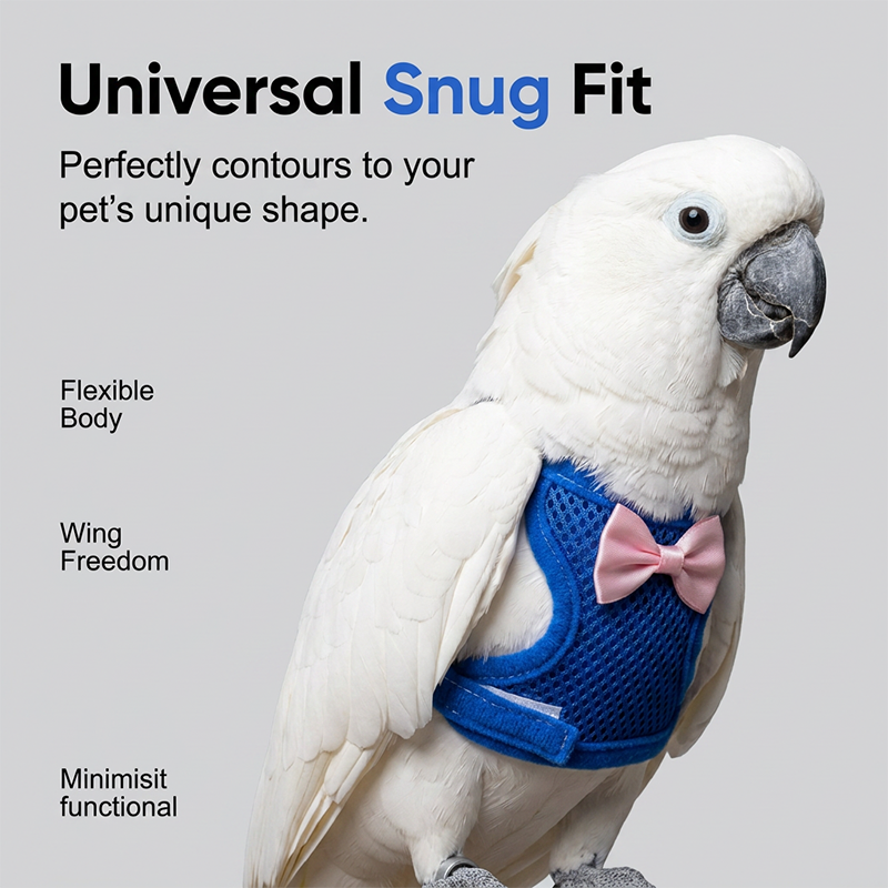 🔥⏰⏳🔥Parrot Flight Harness with Leash