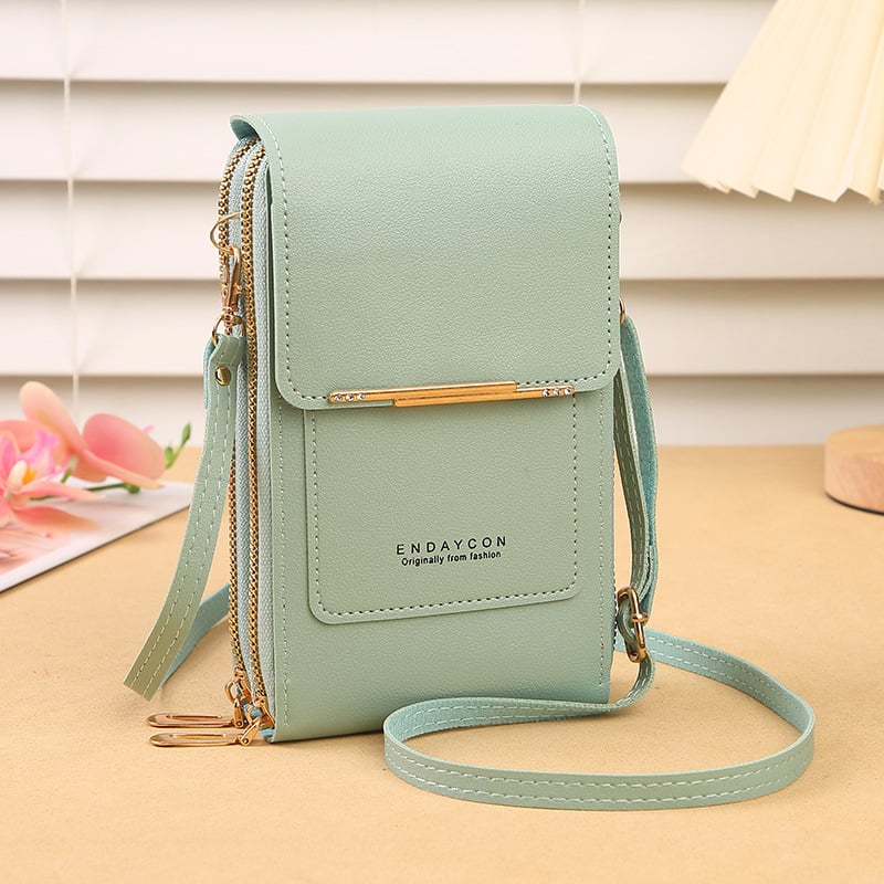 🔥LAST DAY 50% OFF - 👛📱 Dopamine Color Touchscreen Crossbody Phone Wallet