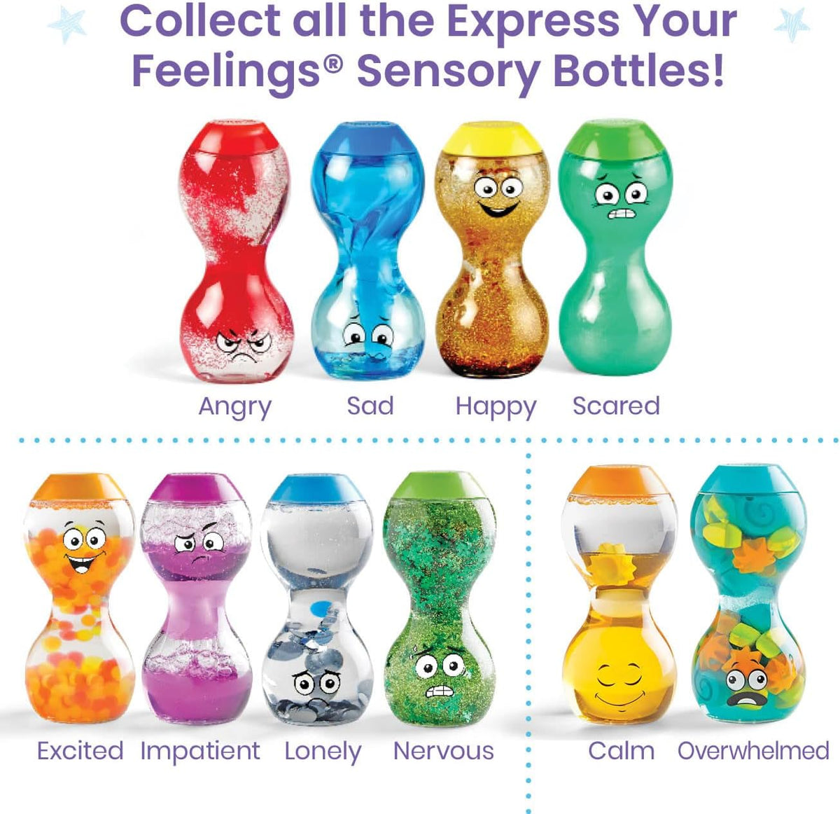 🔥Last 4 hours Sale: Save 50%-Express Your Feelings Sensory Bottles
