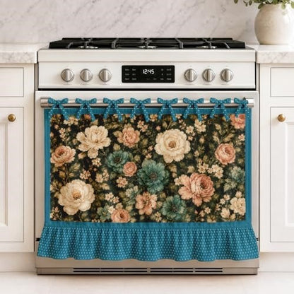 Handmade Oven Skirt for Kitchen Decor