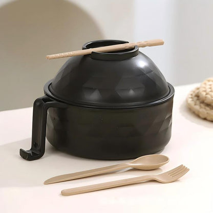 Microwave Safe Ramen Bowl with Lid for Instant Noodles