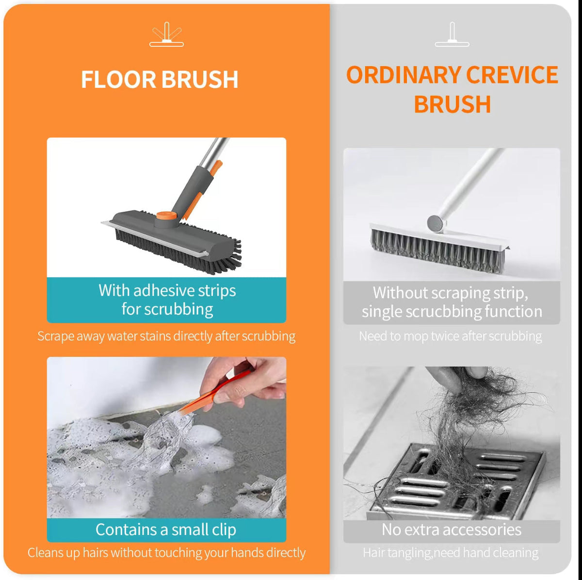 Marssirace™ - Heavy Duty Floor Scrub Brush
