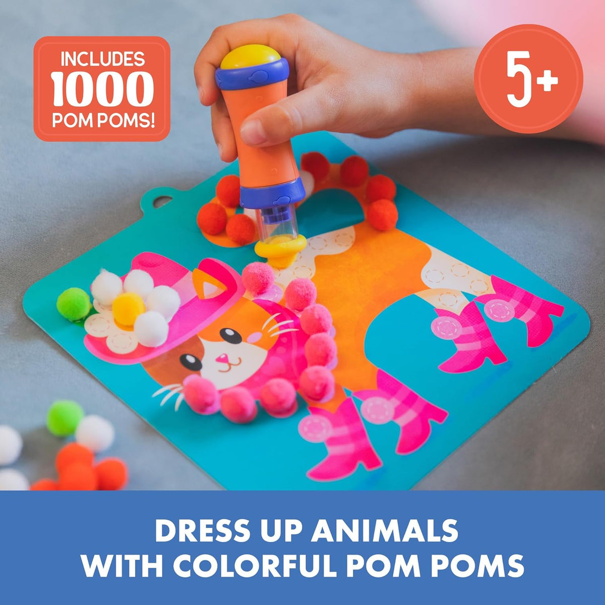 🔥Last 4 hours Sale: Save 50% -💥Educational Insights Pom Pom Kit