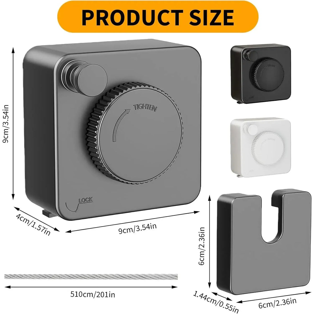 🔥55%OFF TODAY🧺 Retractable Stainless Steel Clothesline – Dry More, Save Space