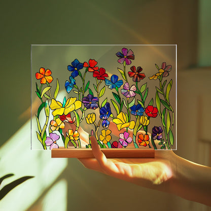 🌷🌼2024 NEW - 🌻🌺Painted Colorful Flower Pattern Decor