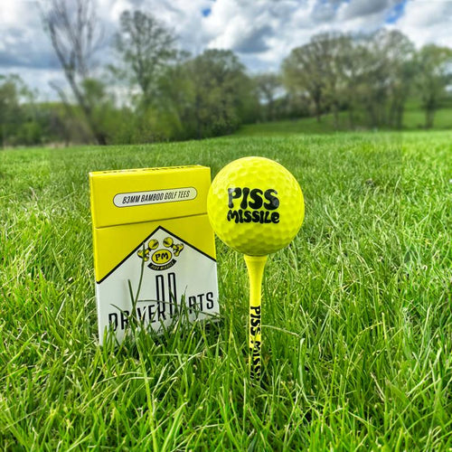 Driver Darts Golf Tees- 18pk 83mm Premium Bamboo Tees
