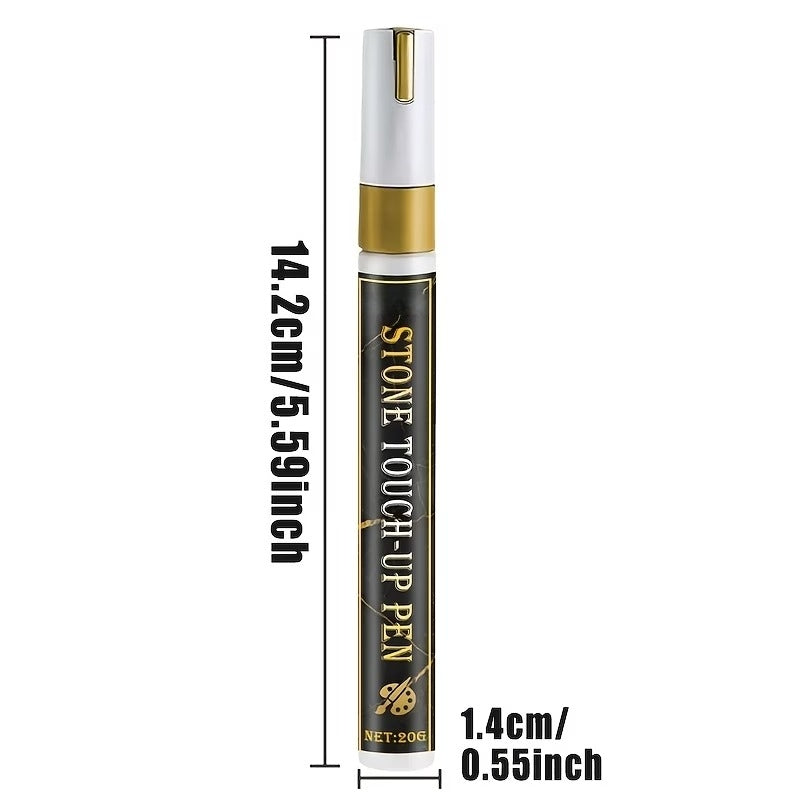💐Golden Grave Marker Pen, Restore Faded Tombstone Inscriptions（！)