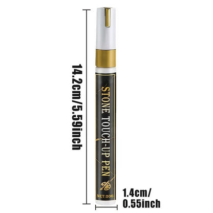 💐Golden Grave Marker Pen, Restore Faded Tombstone Inscriptions（！)