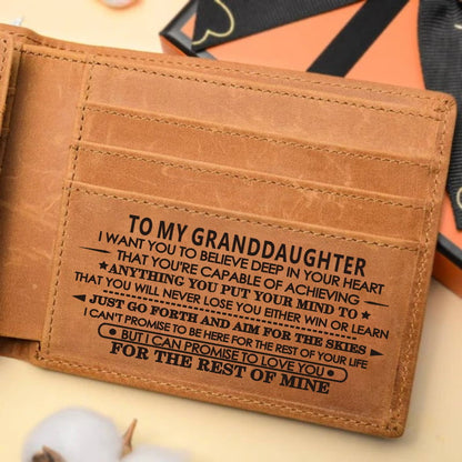 🔥LAST DAY 50% OFF💸Engraved Genuine Leather Wallet🎁