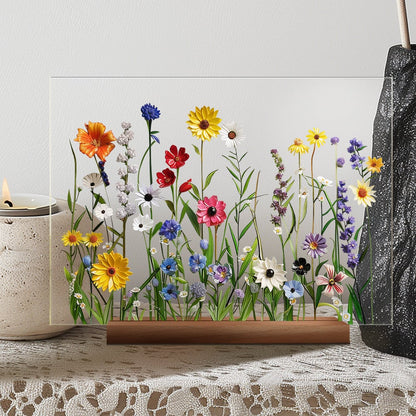 🌷🌼2024 NEW - 🌻🌺Painted Colorful Flower Pattern Decor