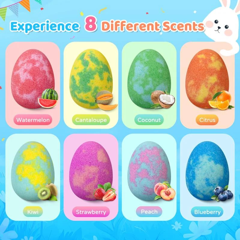 🐣🎁16 Pack Easter Bath Bomb Gift Set