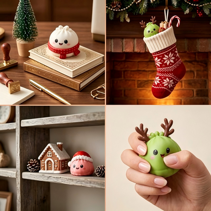 New Christmas Dumpling Squishy Advent Calendar – 24 Surprise Toys