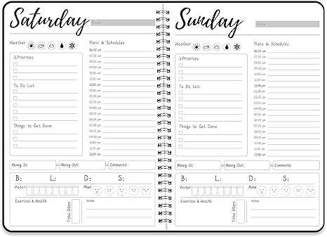 📚ADHD Planner Time Blocking❤️
