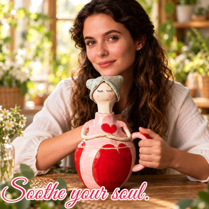 🔥Last Day 50% OFF 💖🧚‍♀️Handcrafted Fairies Storage Jar/Mug