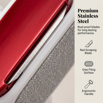 Dual‐Sided Foot Callus Remover, Replaceable Stainless Steel Blade Foot Scraper 🦶