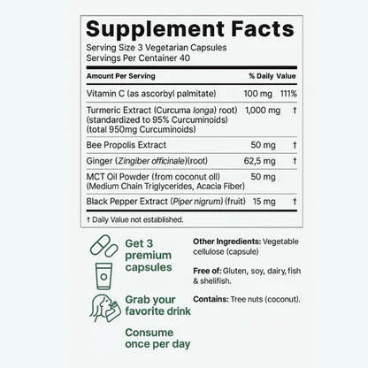 Nivelle Turmeric Curcumin