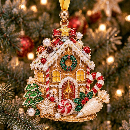 Gingerbread House XR2210015CL Christmas Ornament