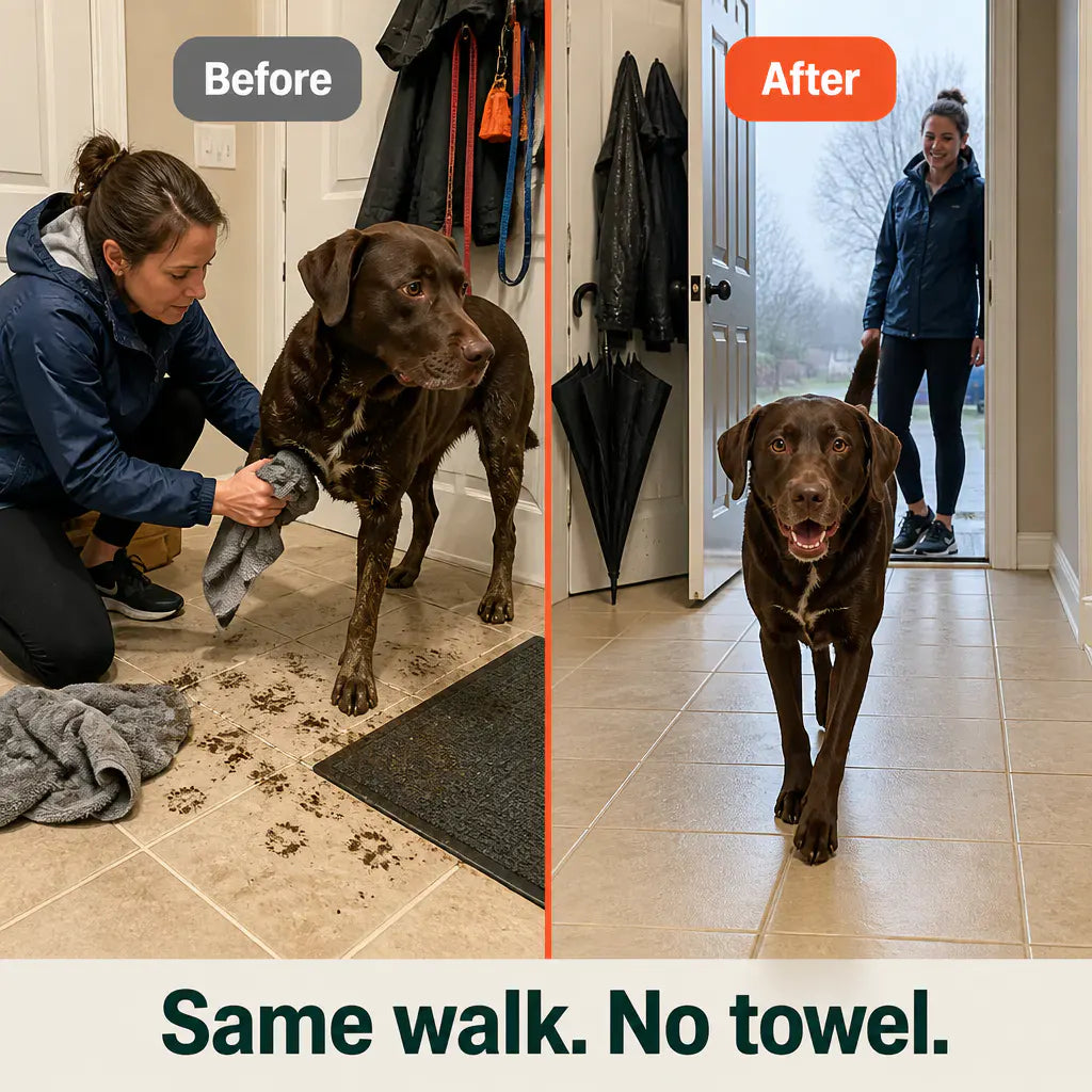 The Waterproof Dog Boots with Suspenders