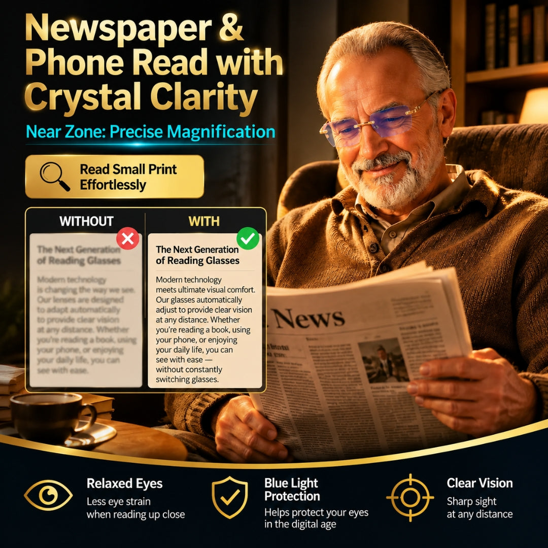 💥Limited-Time Offer–Save 50%🔥No Eye Exam & No Lens Switching - A Glasses Revolution!💥