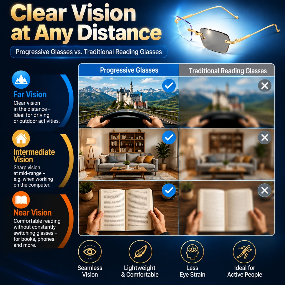 💥Limited-Time Offer–Save 50%🔥No Eye Exam & No Lens Switching - A Glasses Revolution!💥