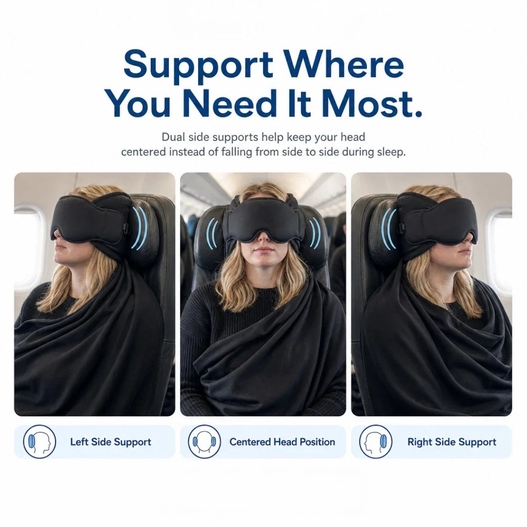 🖤 Black Friday Deals Are Here –🔥Premium 3-in-1 Travel Sleep Set🔥
