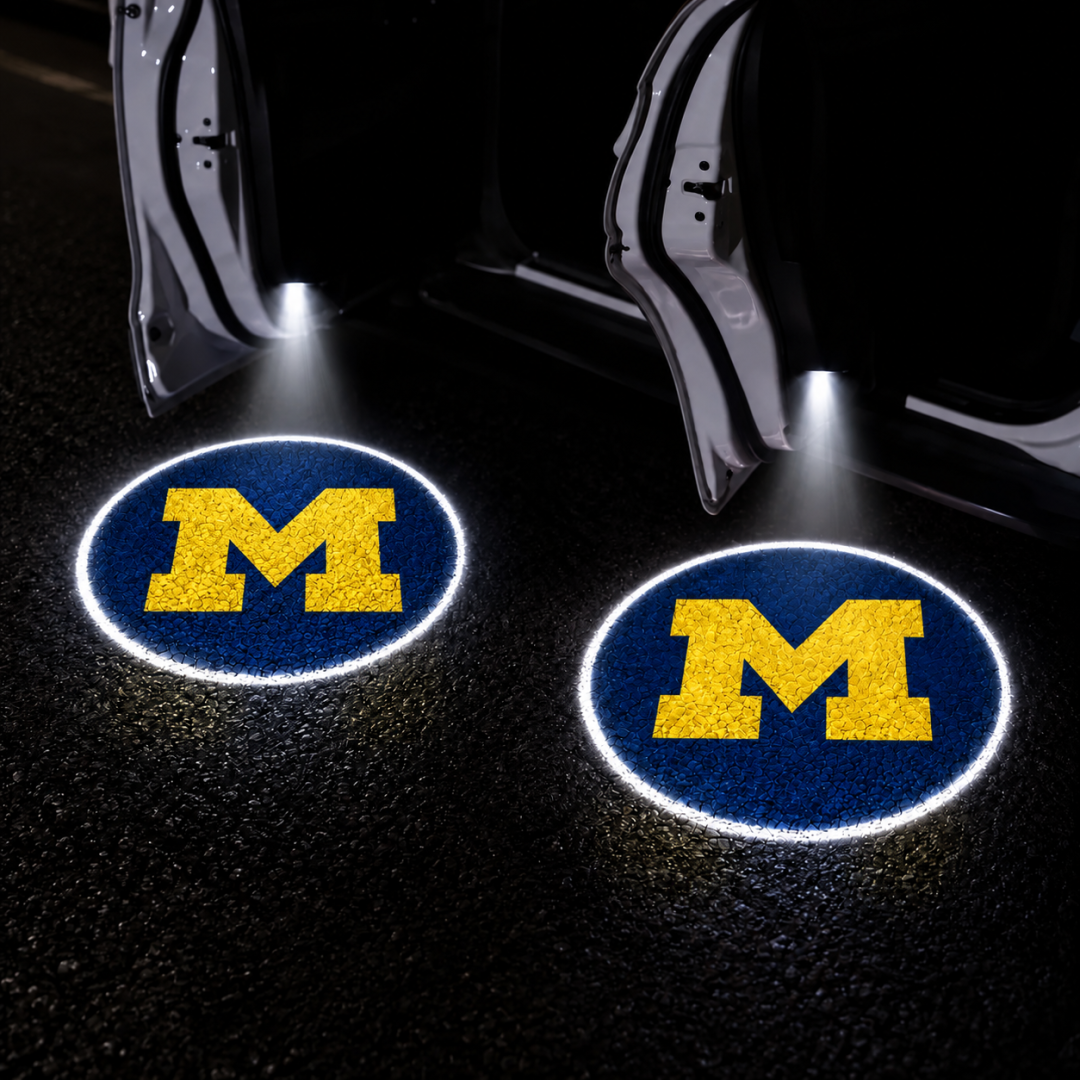 American College Football Team Logo Car Door Projector Lights