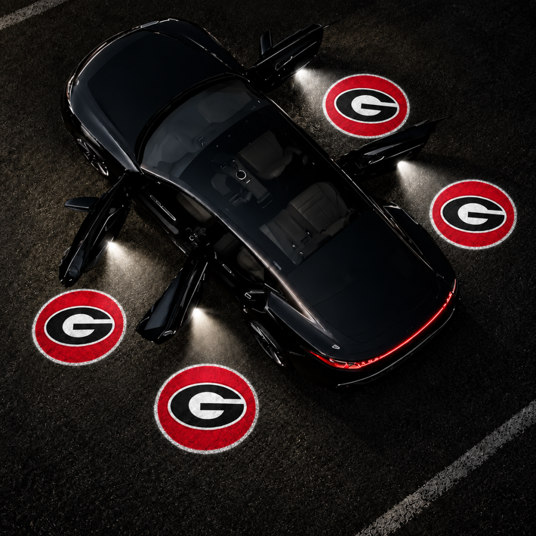 American College Football Team Logo Car Door Projector Lights