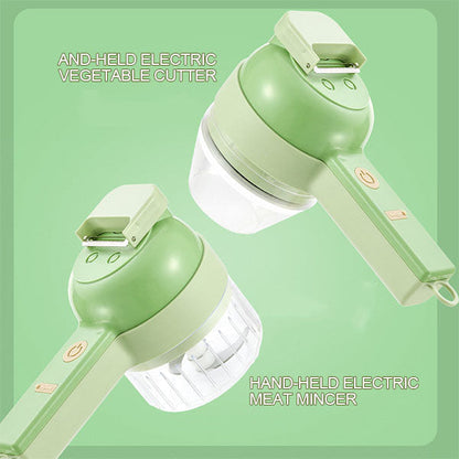 📢📢 50% OFF🔪4 In 1 Handheld Electric Vegetable Cutter Set