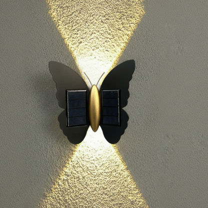 Unique Waterproof Solar Butterfly & Bat LED Wall Sconce