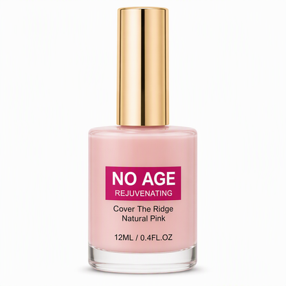💅50% OFF NOW! Natural Pink Nail Ridge Filler 12ml, Rejuvenating Nail Smoothing Coat, Instantly Conceal Vertical Nail Ridges for Glossy Healthy Nails