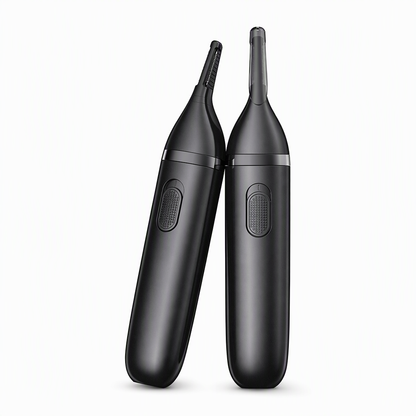 ✂️ Electric Nose Hair Trimmer – Dual-Edge Stainless Steel Grooming Tool