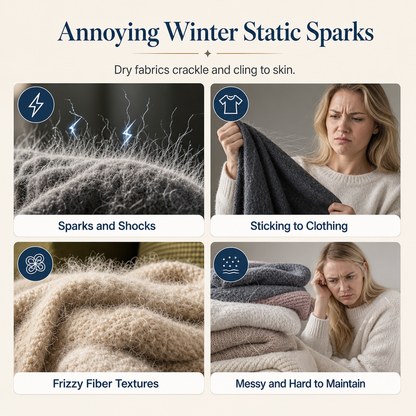 ✨ Anti-Static Fabric Spray – Gentle Static Cling Reducer for Blankets | 100ml